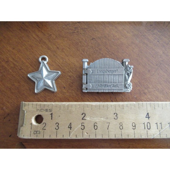 Lot of 5x Longaberger Baskets Tie-On 1996-2001 Cottage Gate Mothers Day 25th - Picture 9 of 12